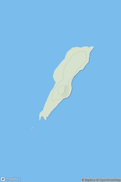Thumbnail image for Eilean Dubh [Loch Linnhe to Loch Etive] showing contour plot for surrounding peak